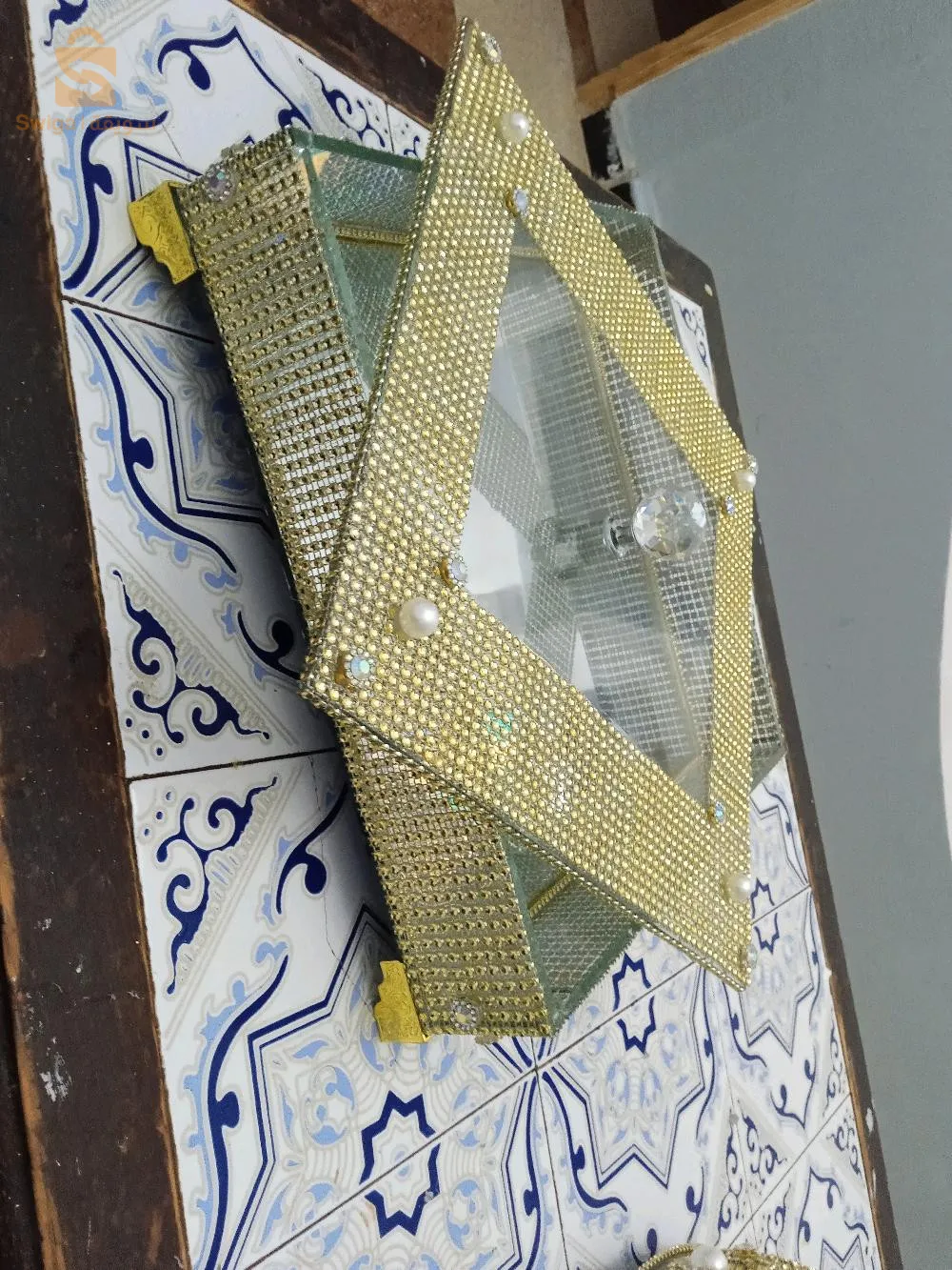 plateaux miroir et coffre