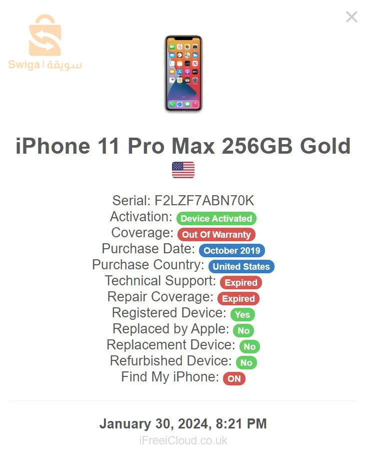 iPhone 11 PRO MAX USA