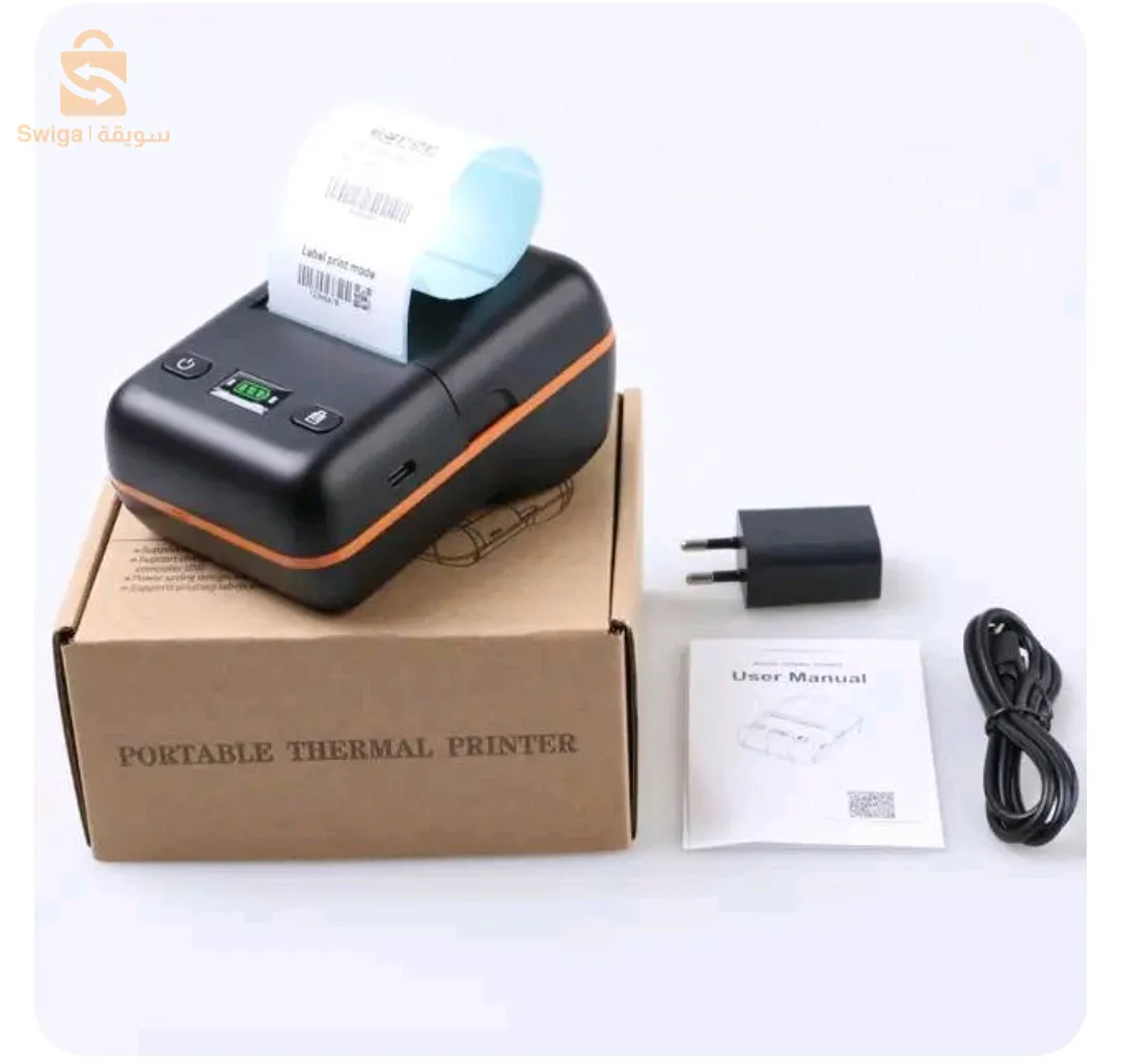 طابعة ملصقات حرارية 58 مم