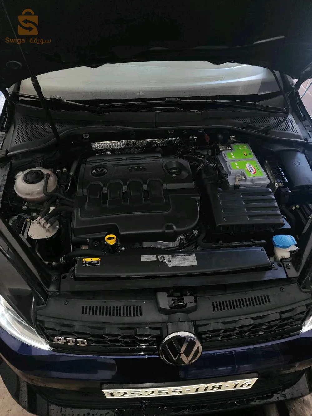 Golf 7 GTD 2018 Bleu Gauloise