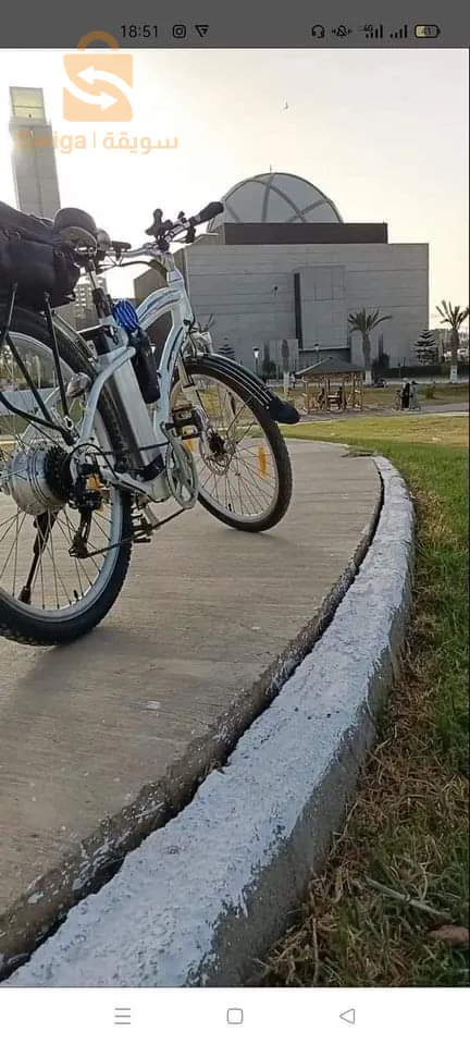 دراجة كهربائية في حالة جيدة 26
البطارية تشد 17 كلم