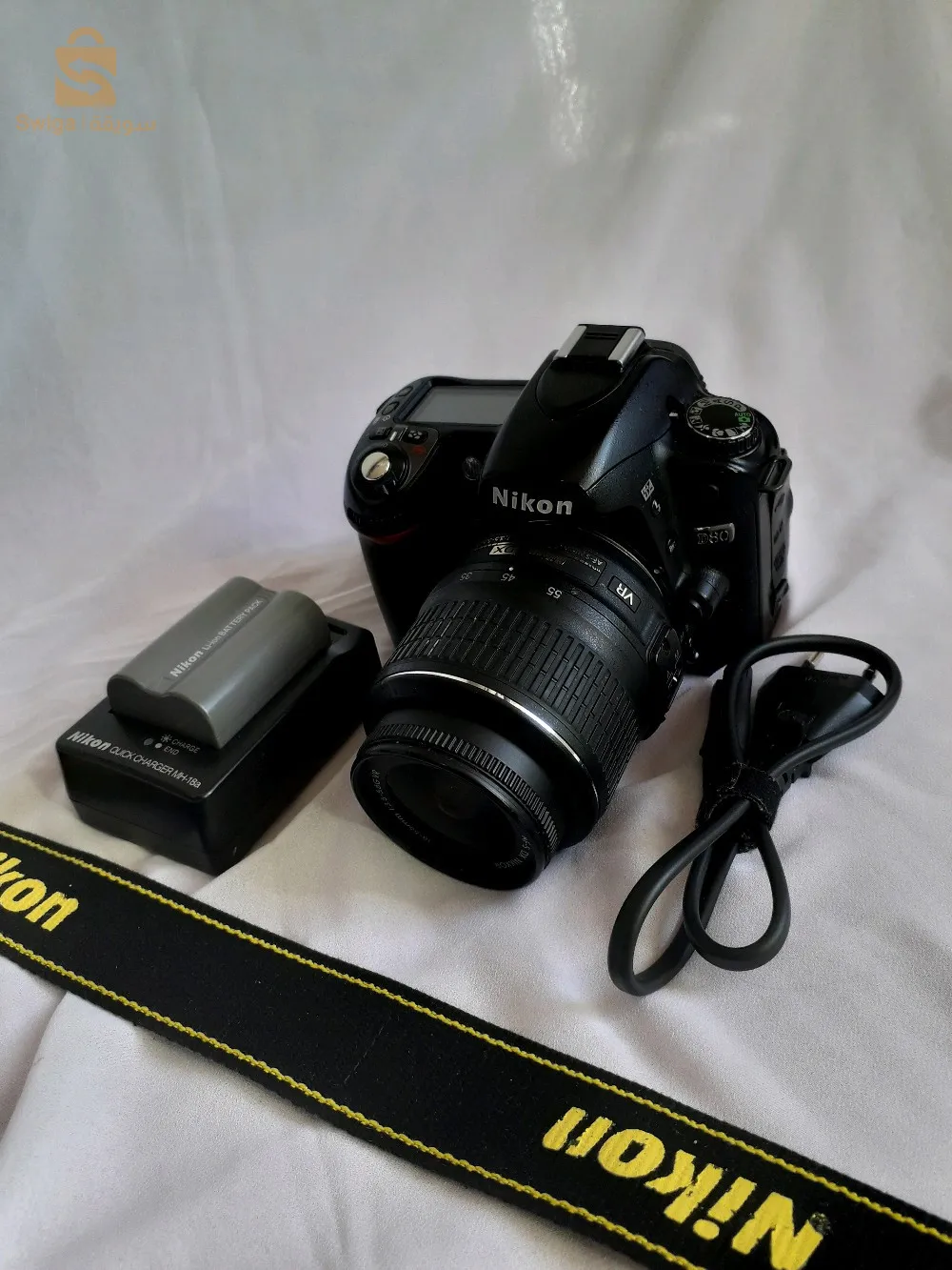 nikon d80 avec 18-55mm + batterie w chargeur d'origine w bandouliere