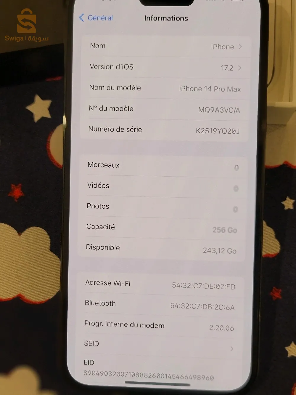 iphone 14 pro max 256 giga