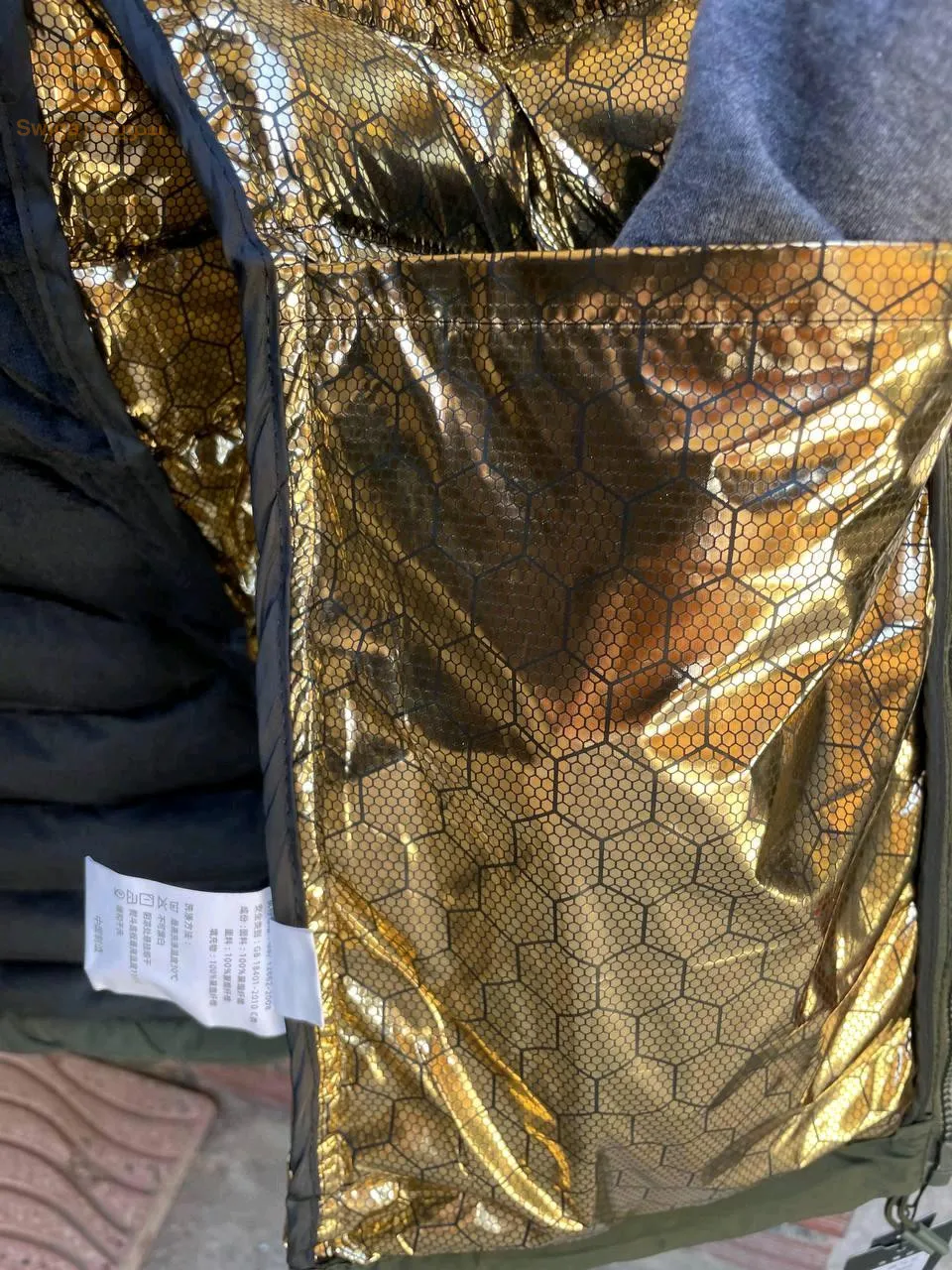 Gilet doudoune vert militaire