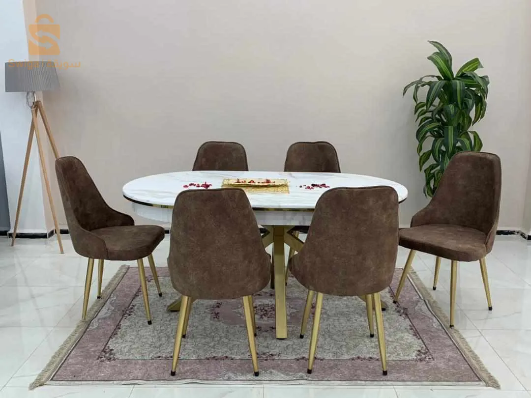 طابلة و 6كراسي