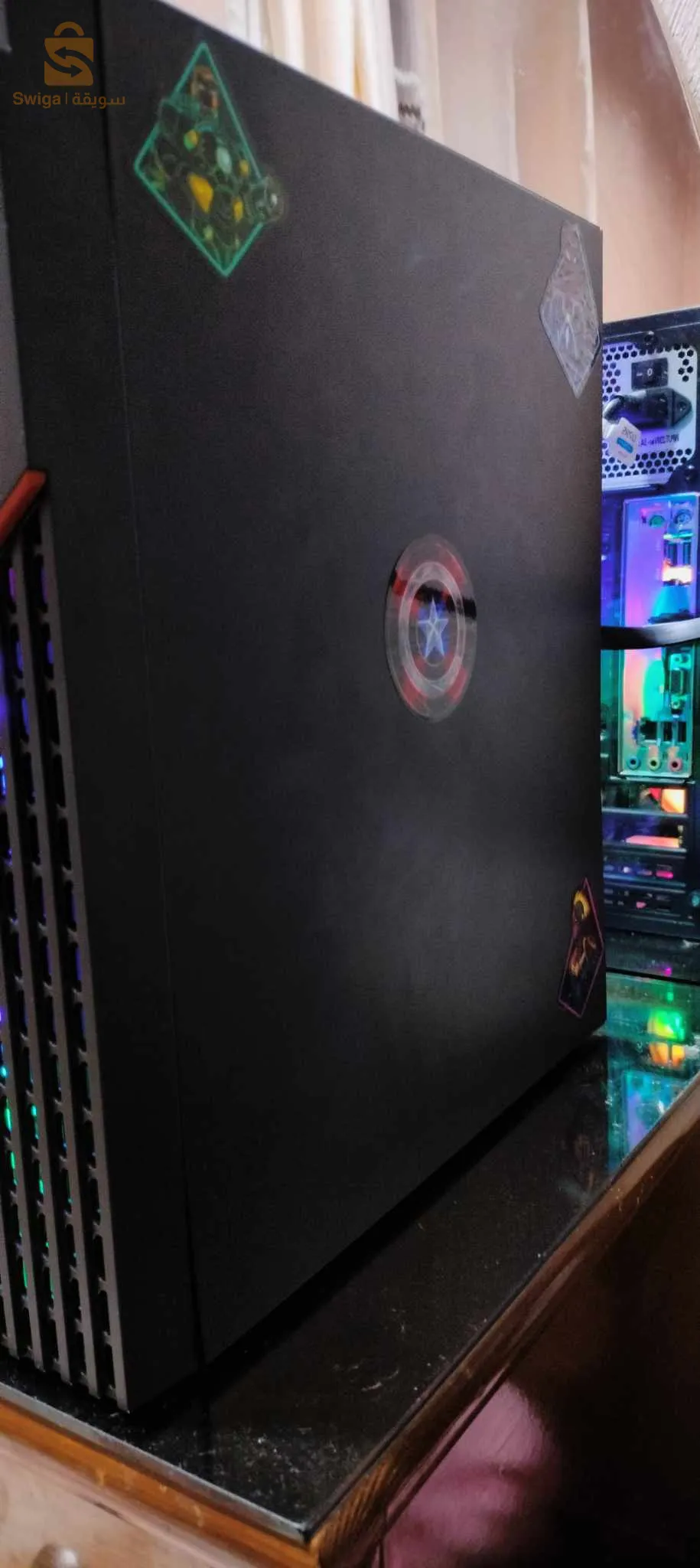 Pc Gamers i3 7100 +16 Go Ram XPG 3200 mhz motherboard h110 msi pro ssd 512  psu 500 w San gpu biote rgb