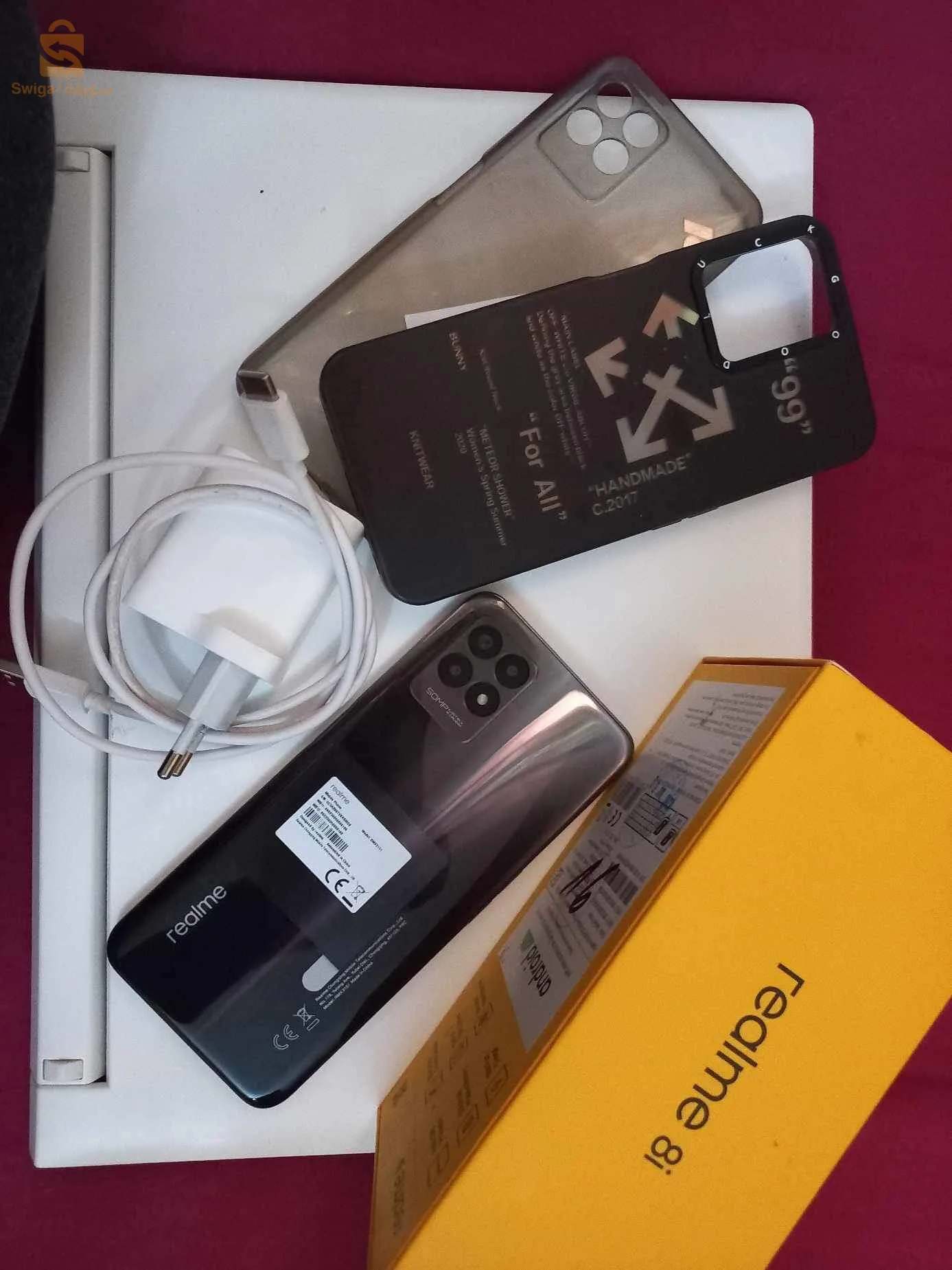 ريالمي 8i 6/128 جديد بلكرتونة نبيع برك لي اتيريسي يعيط فتيليفون0660426263