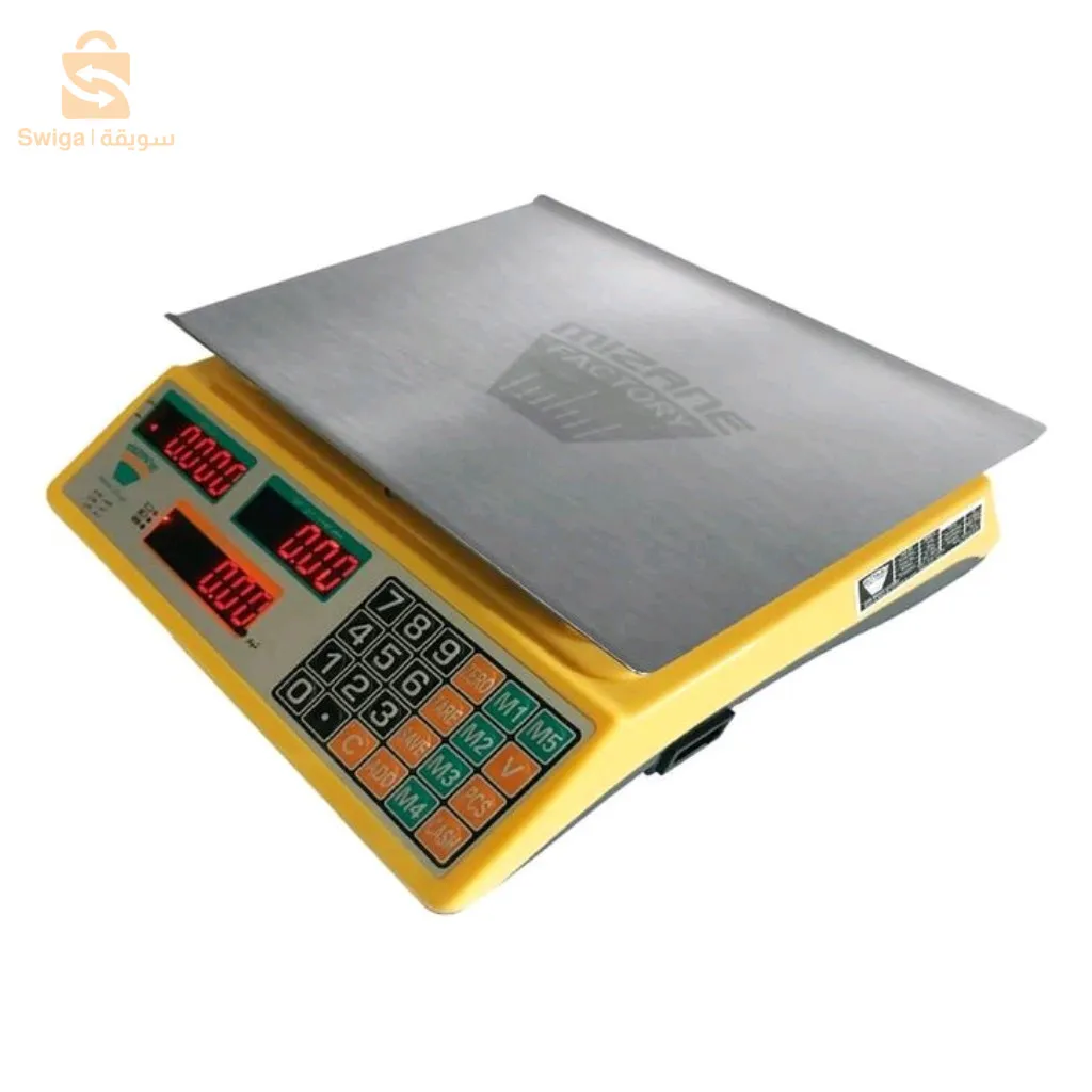 مصنع ميزان ميزان الكتروني 30 كيلو ضمان 12 شهر ACS-30E$👍
