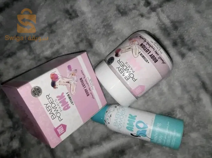 منتج تبيض المناطق الحساسة بحليب الماعز 
baby powder