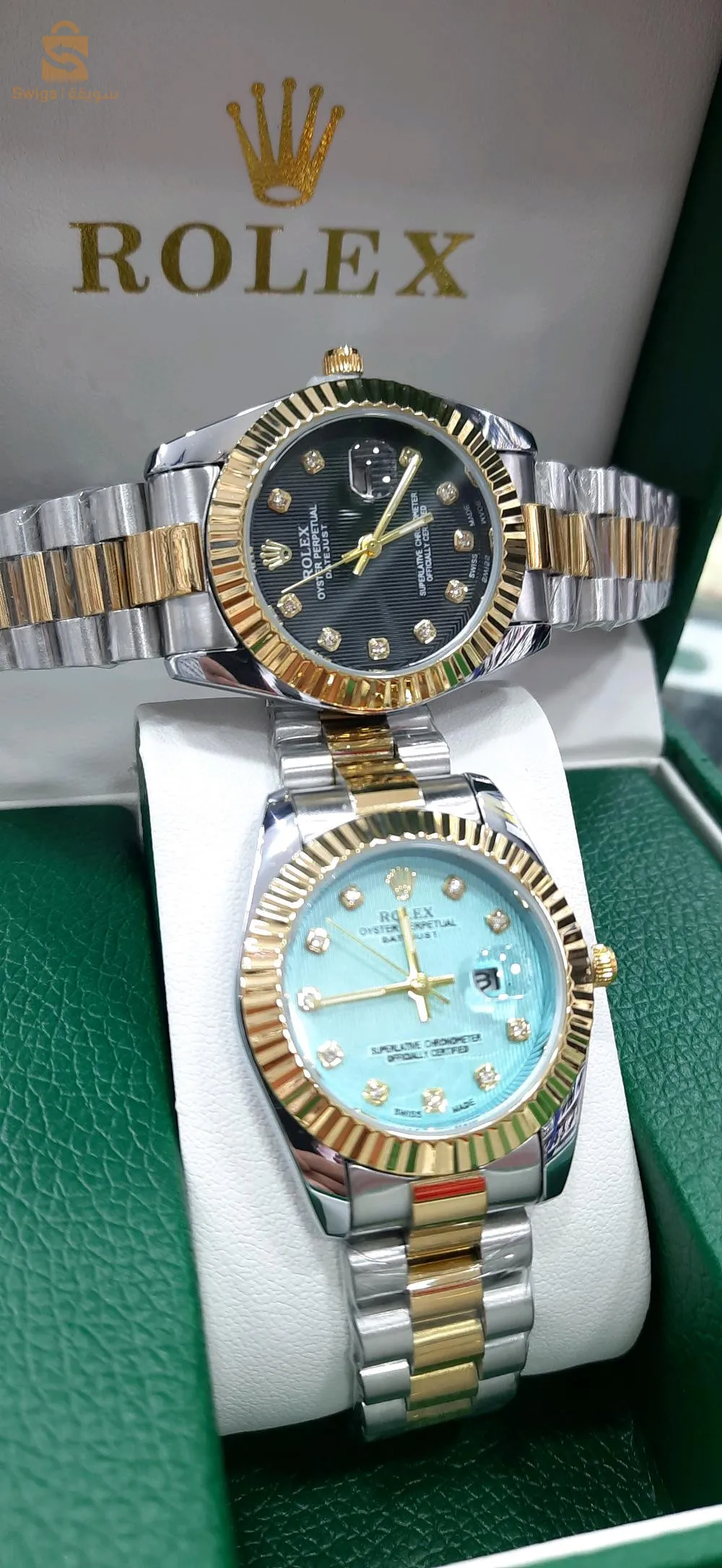 ساعة أصلية نسائية مقاومة للصدأ و الماء