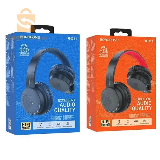 Casque bluetooth BOROFONE BO11 noir et bleu