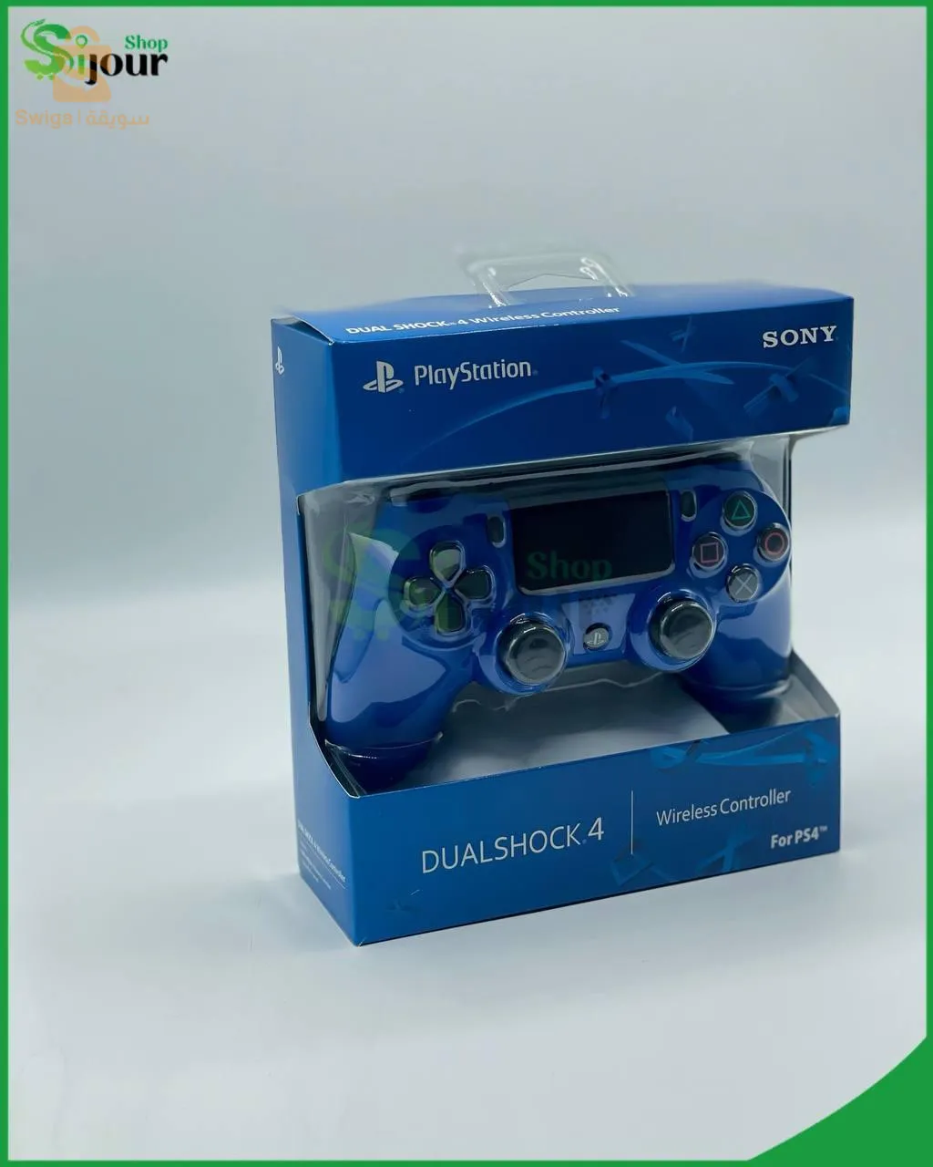 La manette PS4 sony لون ازرق متوفر