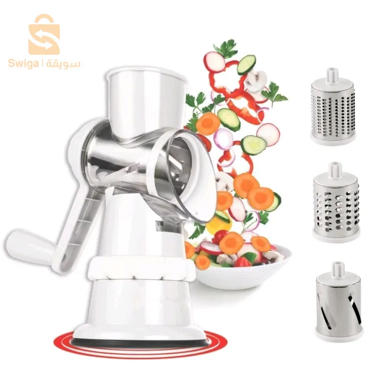 قطاعة خضروات متعددة الوظائف، 3 في 1 قطاعة دائرية$👍