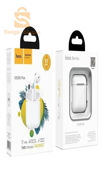 Hoco DES30 kit sans fil , Bluetooth 5.0 , Touch Control