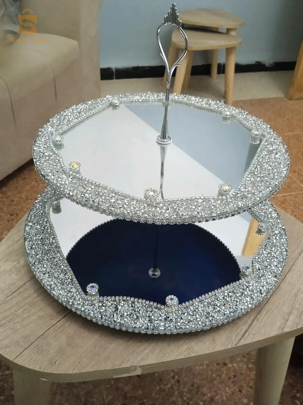 plateaux miroir et coffre