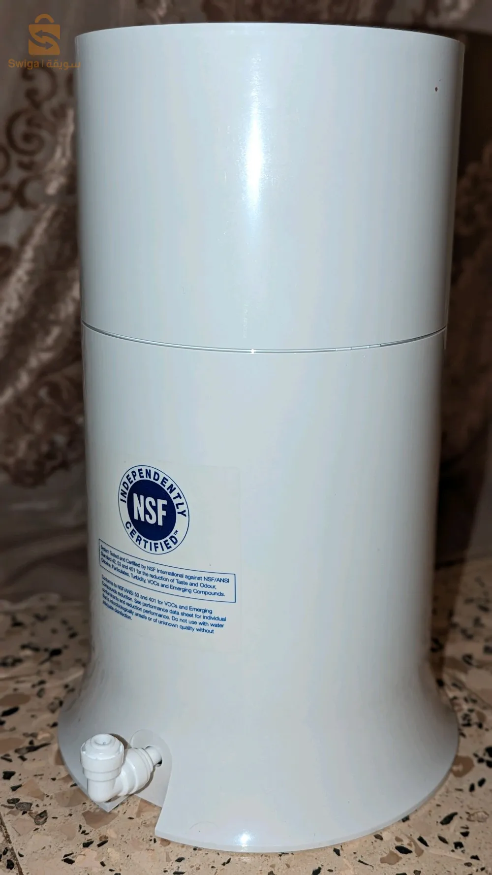Dispositif de filtre à eau du robinet de haute qualité
 Excellent pour les maladies et les calculs rénaux 
 Avec une crépine qui filtre 5000 litres
Elle est filtrée en 9 étapes, donnant une eau vitale de haute qualité et goût 
Neuf jamais utilisé