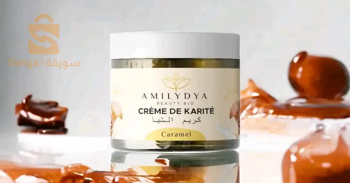 Crème de karité au parfum caramel