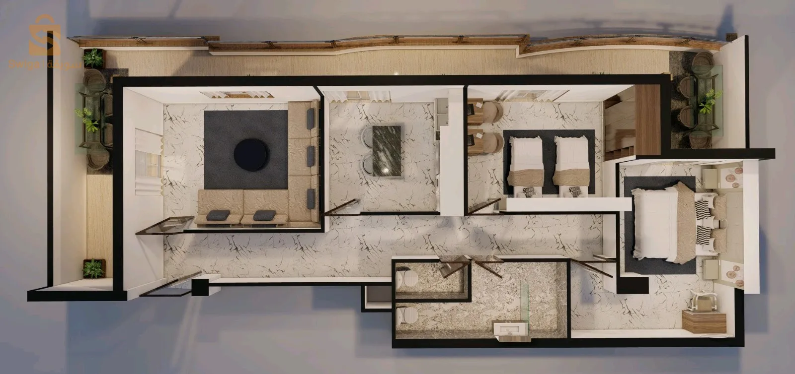 F2 Fini paiement par tranches A kaidi Alger