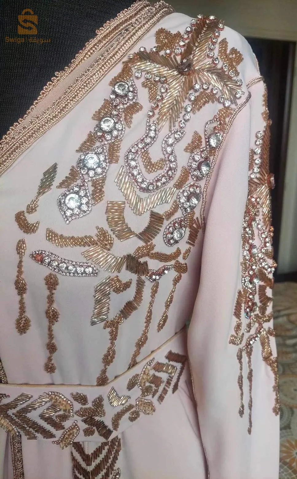 caftan bois de rose taille 38