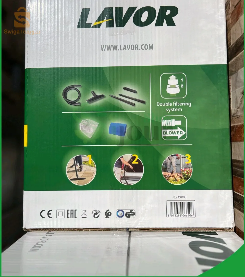 Aspirateur Eau Et Poussière 1200W 20 Litres LAVOR RUDY 1200 S