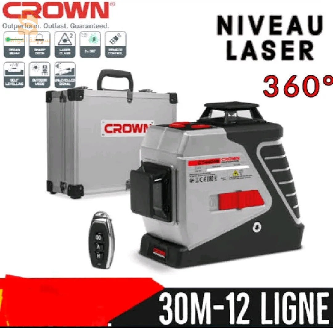 Niveau laser 3d 12ligne  Crown + control