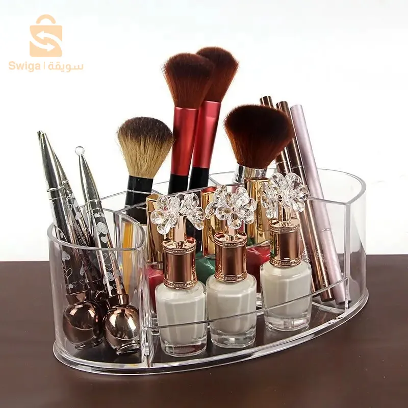 صندوق تخزين مستحضرات التجميل الشفاف من الأكريليك$👍