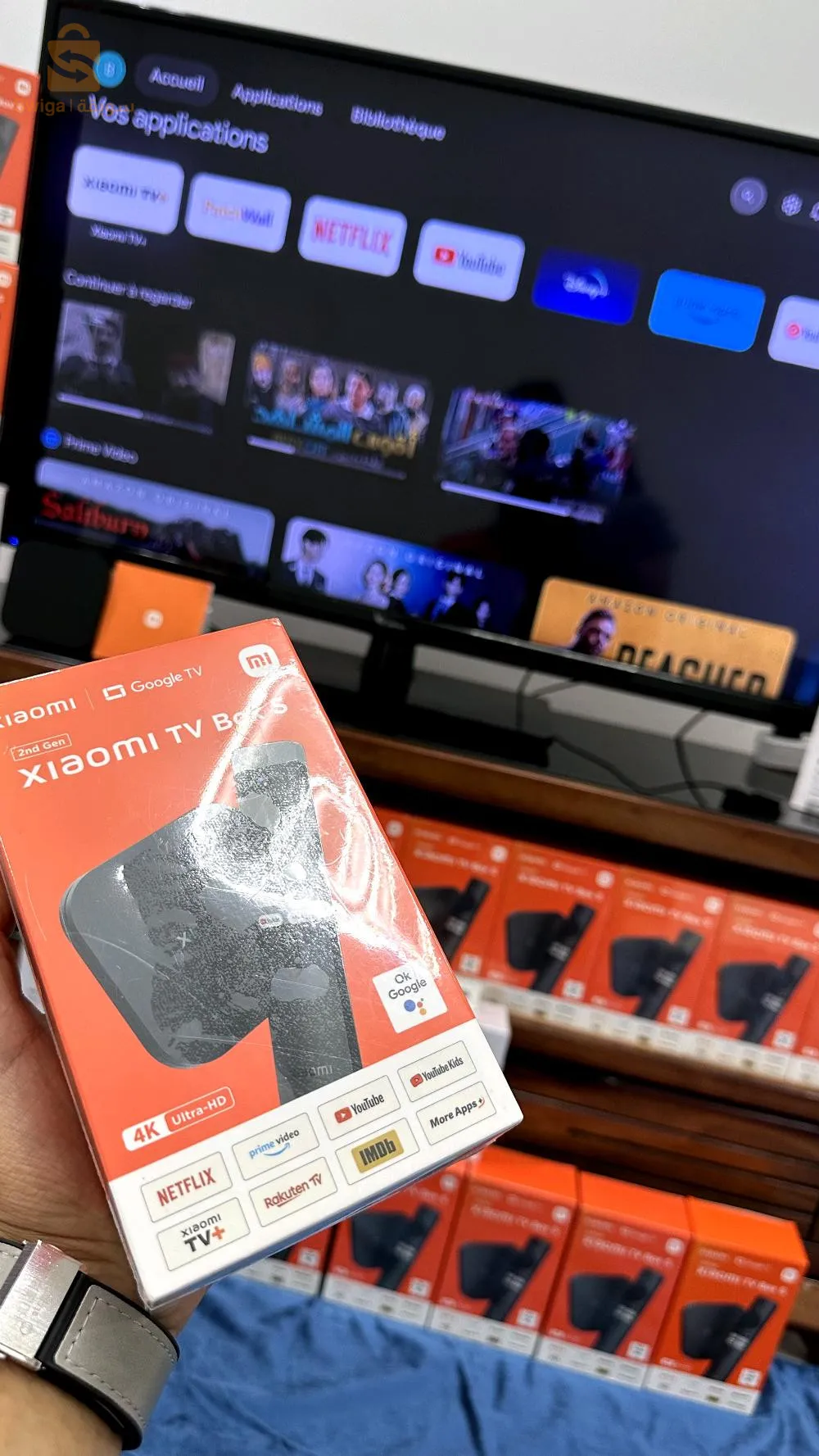 mi box tv s  2em generation 
2ram 
8 G