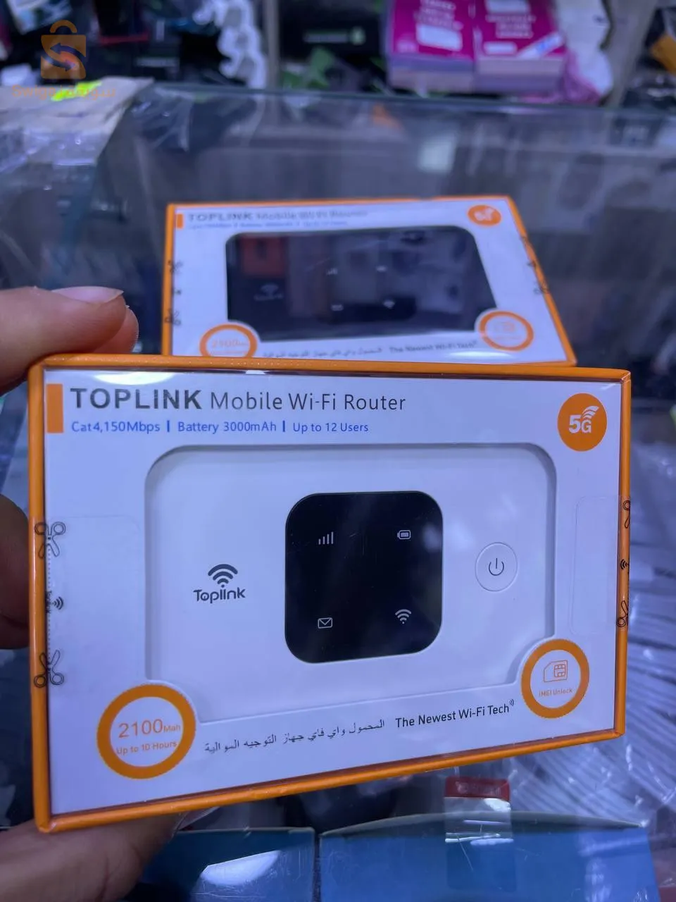 Toplink mobile Wi-fi router reachar rechargeable