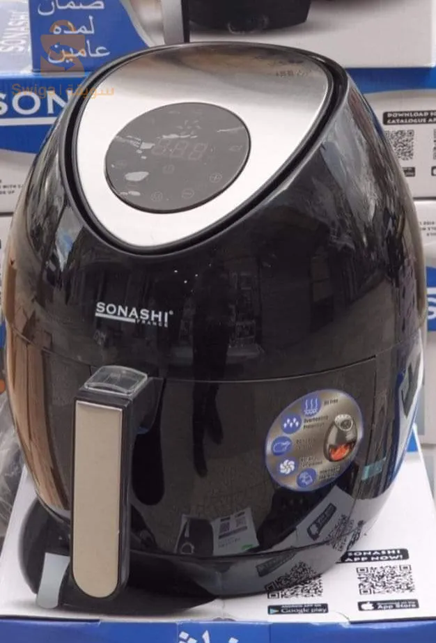 Friteuse SONASHI SAF-001N Sans huile  4.2L$🤍🤍