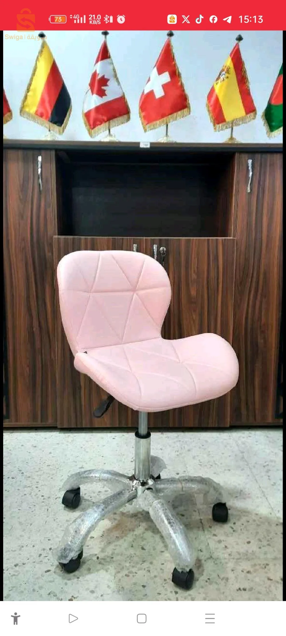 ✅ Chaise papillon avec roulette IMPORTATION multi-couleurs pour maison et bureau$♥️