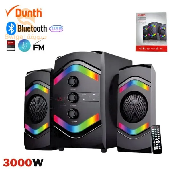 مكبر صوت عالي الجودة 2.1 3000 واط DUNTH DU-SP471PLUS$👍