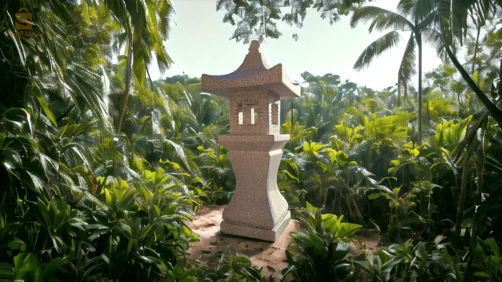 Éclairage de jardin et piscine au décor moderne