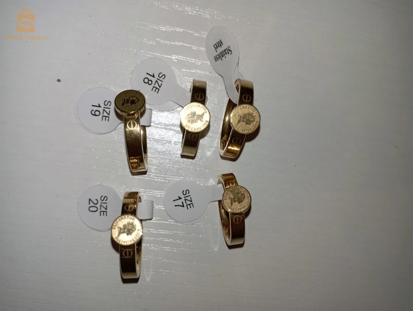 bagues acie inoxydable