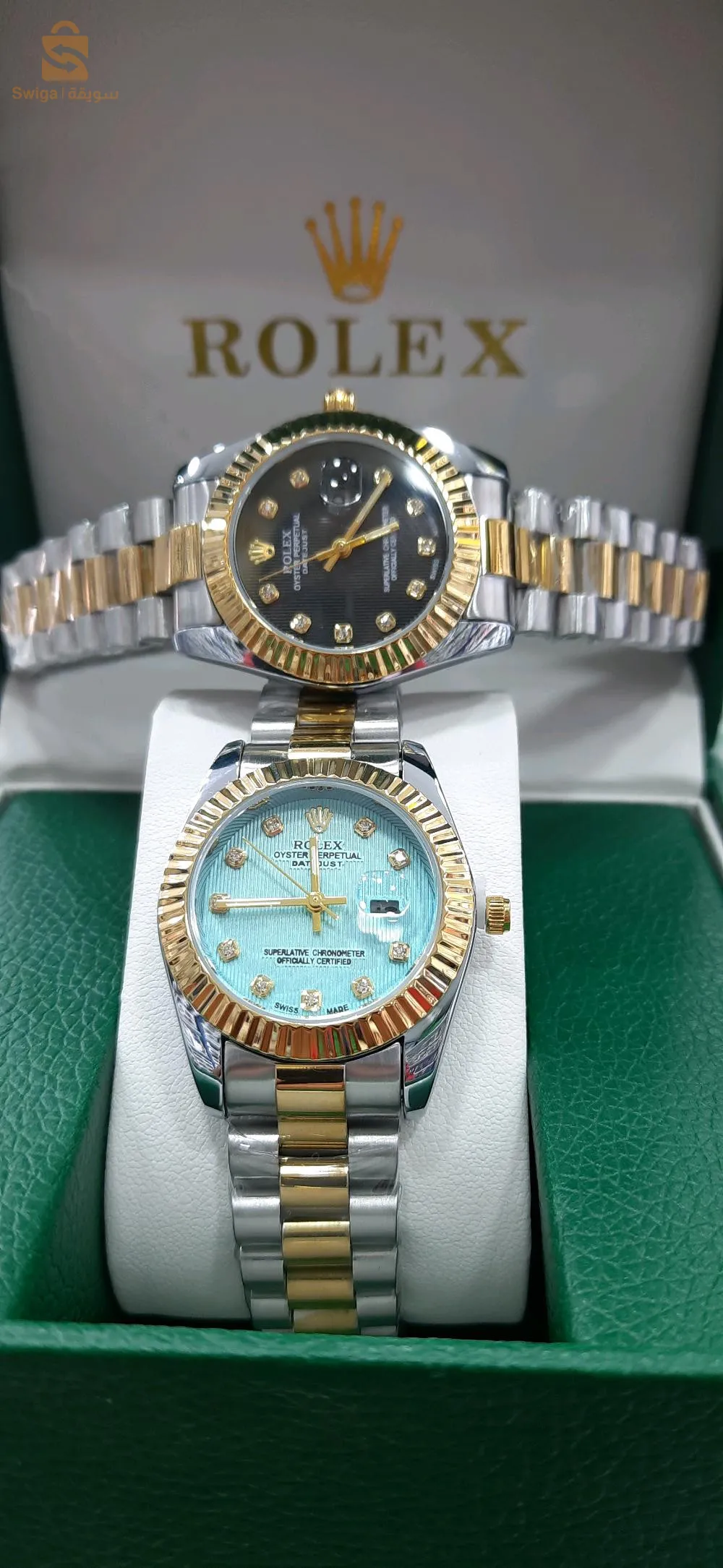 ساعة أصلية نسائية مقاومة للصدأ و الماء