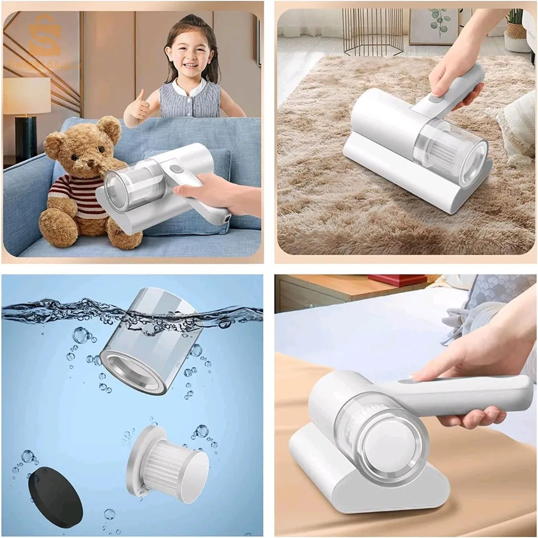 Aspirateur anti-acariens ultraviolets rechargeables pour canapé-lit et tapis - مكنسة كهربائية قابلة لإعادة الشحن فوق البنفسجية لعث الغبار لسرير الأريكة والسجاد$👍