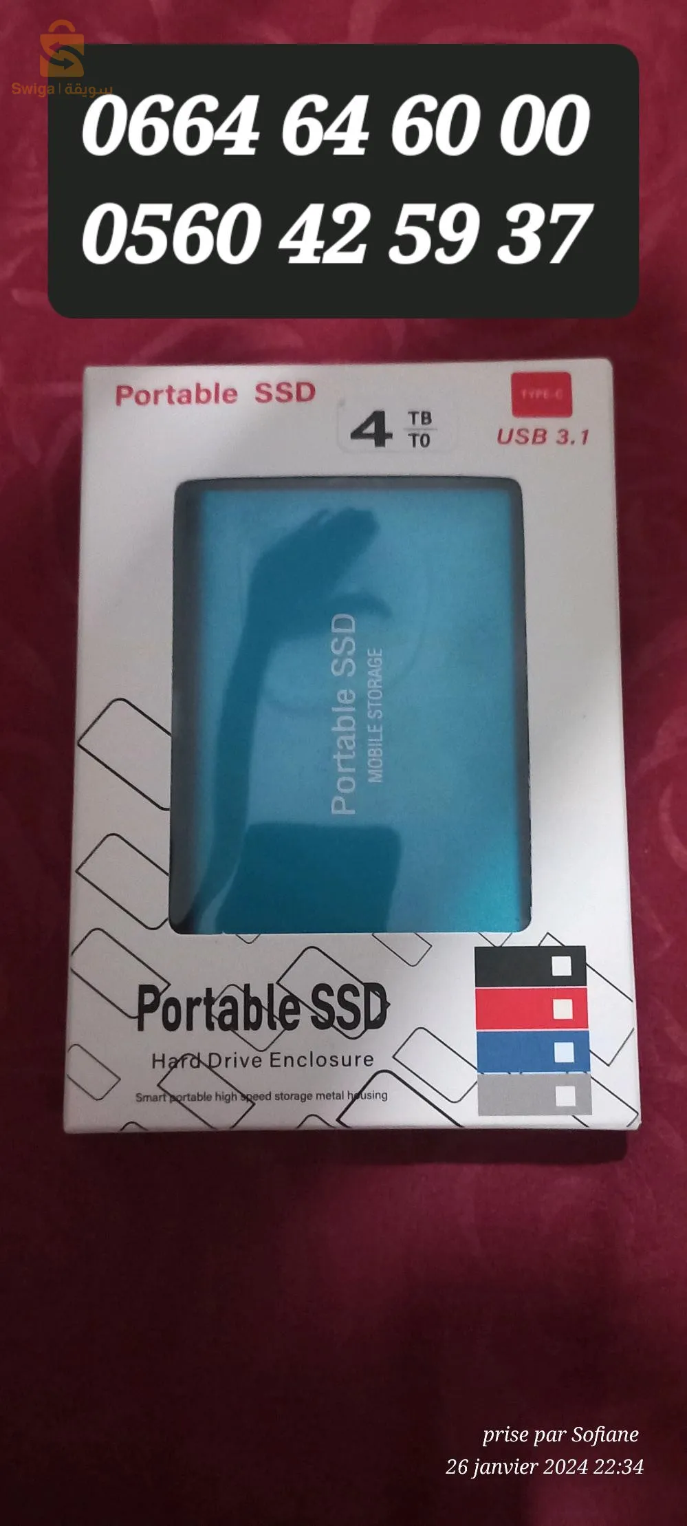 disque dur externe 4 To (4000GB)