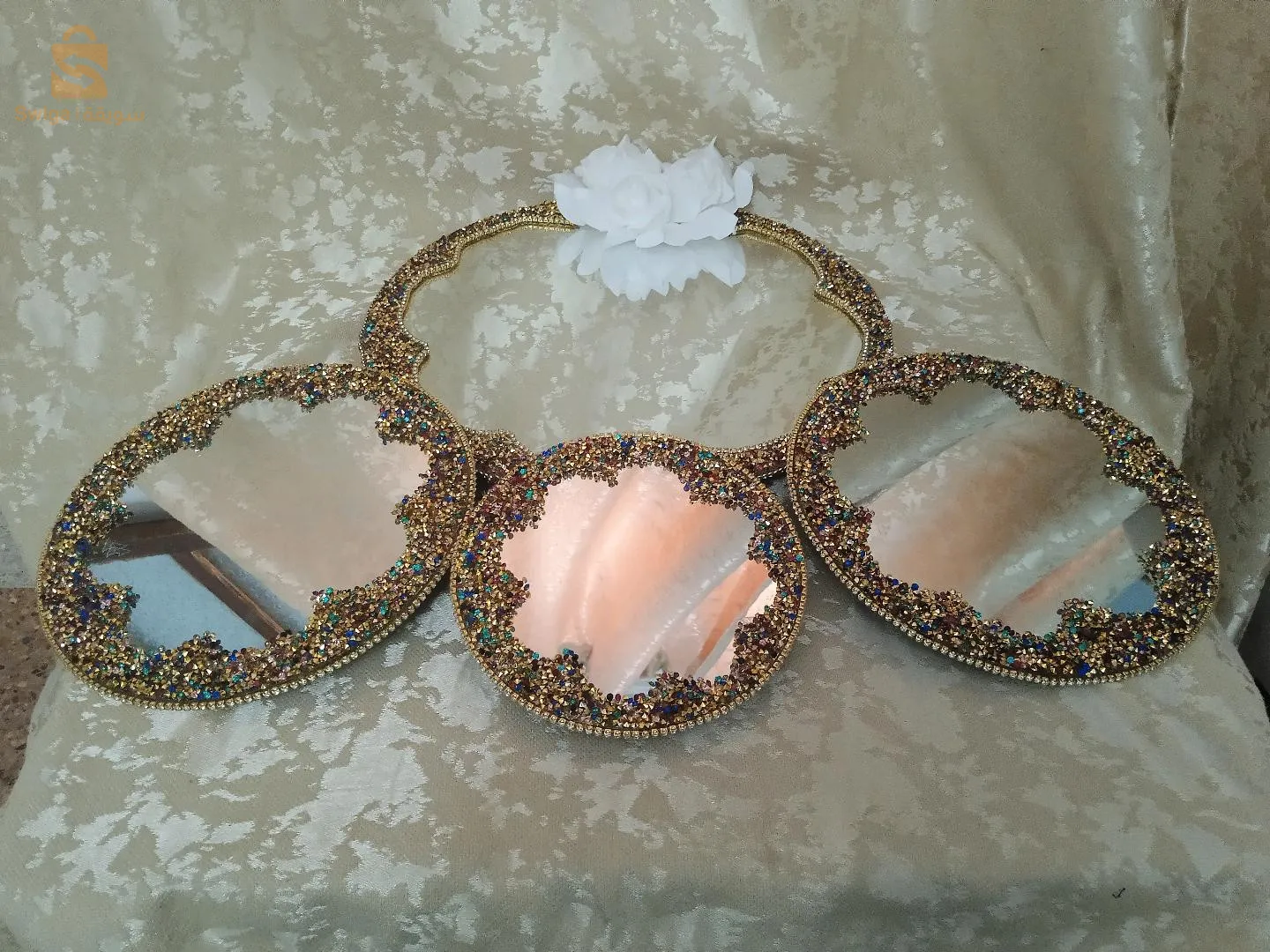 plateaux miroir et coffre