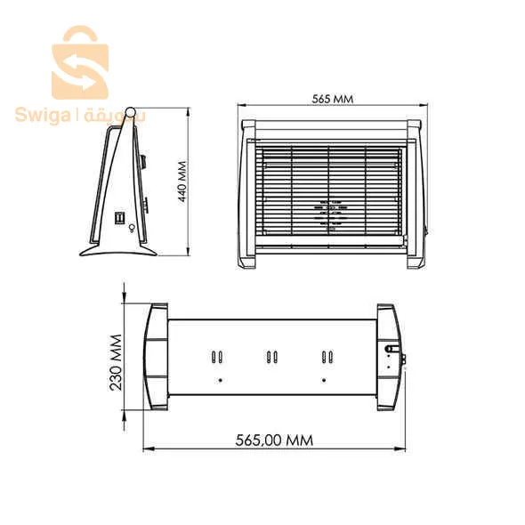 سخان كهربايي Arcodym 1500w