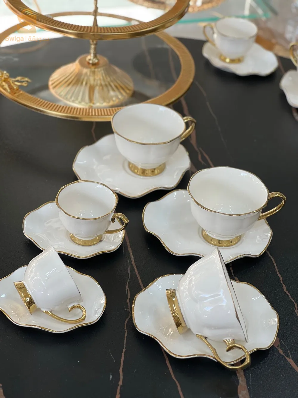 سرفيس 24 قطعة en porcelain