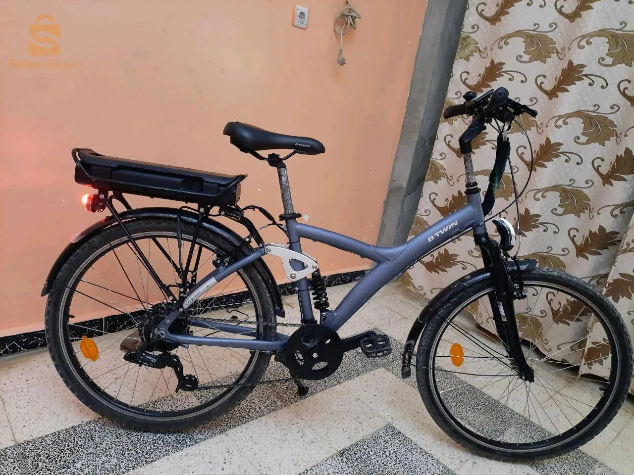 دراجة كهربائية Btwin7 حجا نقيا كلش دوريجين ميش ماشيا بزاف