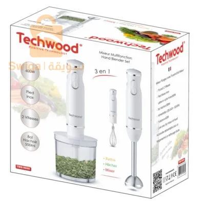 خلاط يدوي 3 في 1 بقوة 600 وات وسعة 500 مل من تيكوود TMS-9600$👍