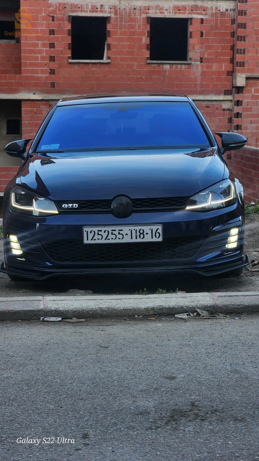 Golf 7 GTD 2018 Bleu Gauloise