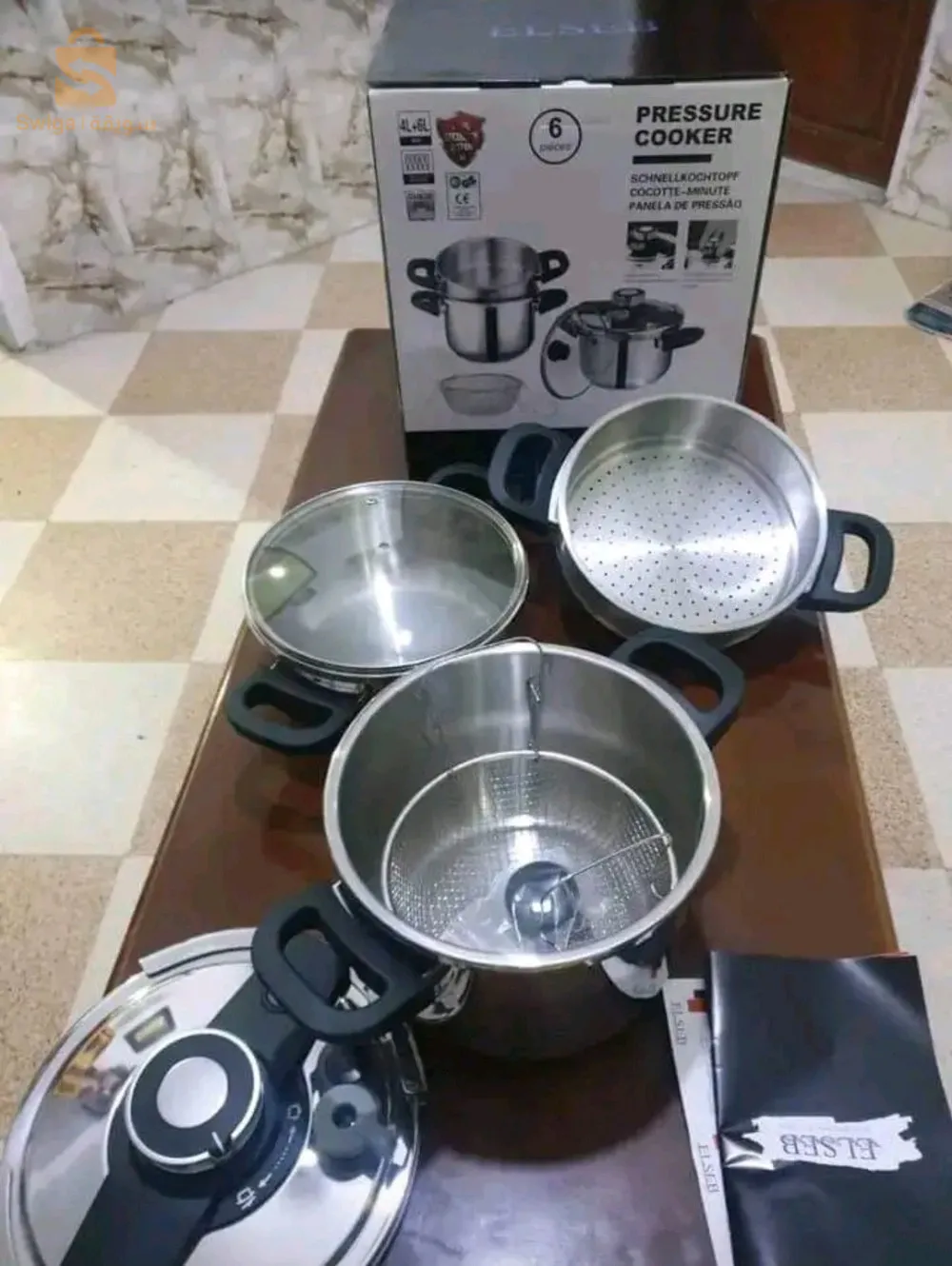 Cocotte minute ELSEB 4+6littes 6pcs$🤍🤍