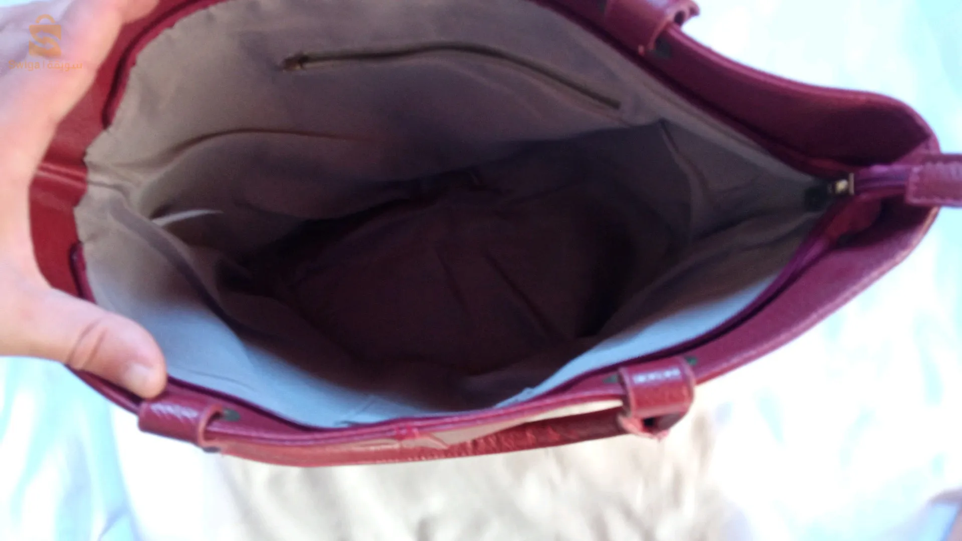 sac grent vrais  cuir🇪🇦 neuf ( la boucle ta3 la poche intérieure mksra )