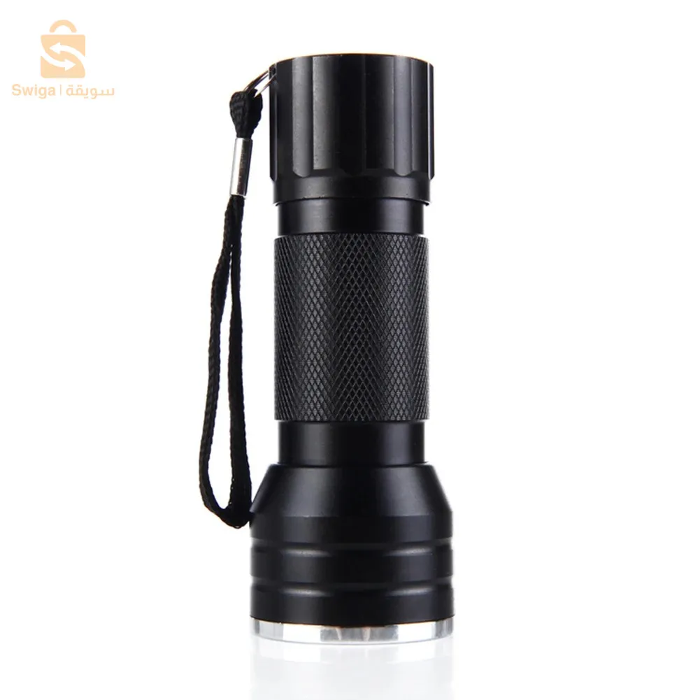 lampe de poche UV 21LED en alliage d'aluminium détecteur des scorpions et faux billet - المصباح بالأشعة فوق البنفسجية كاشف للعقارب والعملات المزورة$👍