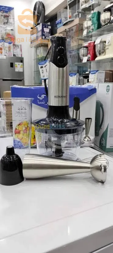 Sonashi SHB-158JBC Mixeur plongeant multifonction 3 en 1 300 W