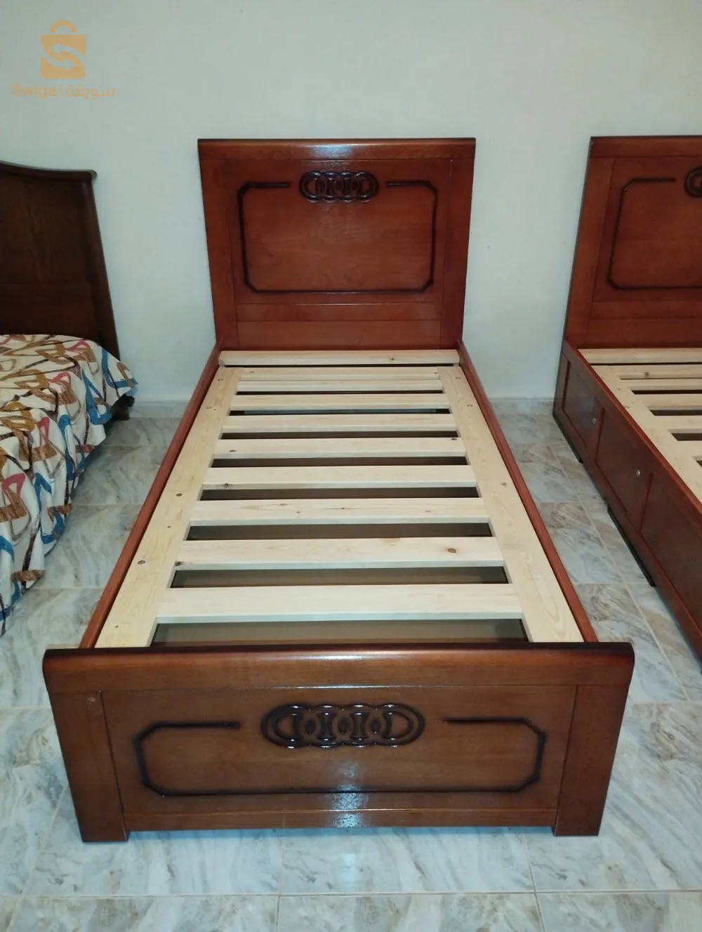 Le lits 1place bois hêtre sur commande