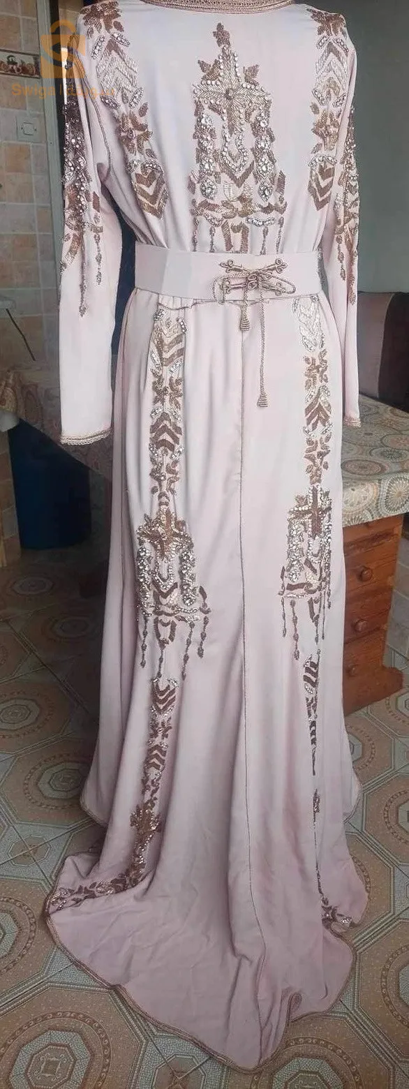 caftan bois de rose taille 38