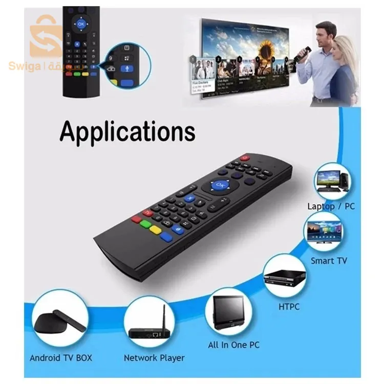 جهاز التحكم عن بعد الذكي اللاسلكي ماك تك 2.4G$👍