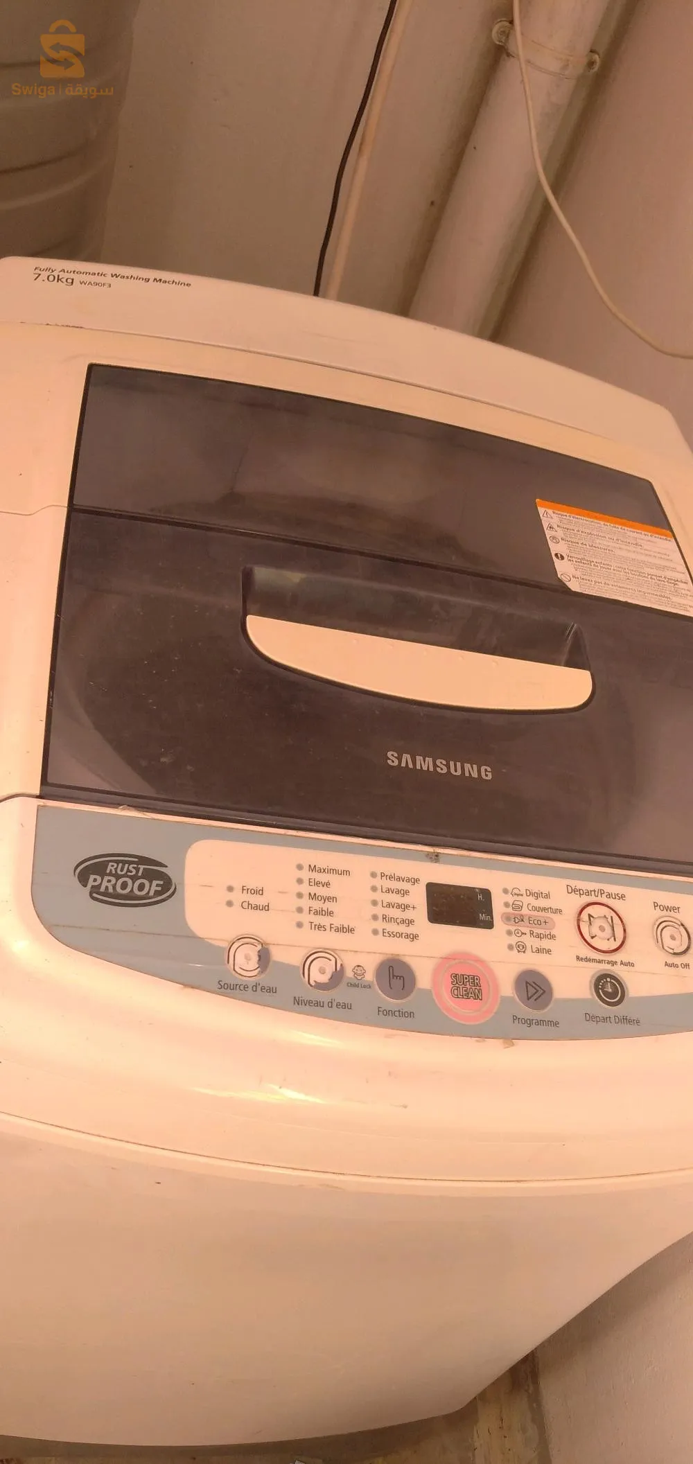 bon état machine à laver